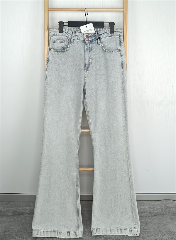 Джинсы клёш от колена 14222224