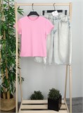 Футболка в розом цвете 7193 - фото 30167