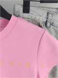 Футболка в розом цвете 7193